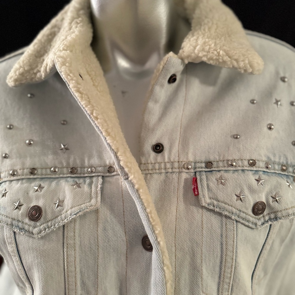 NWT Levi Premium Ex Boyfriend Trucker Jacket - Picture 6 of 6